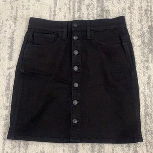 NWT Madewell button front a-line mini skirt